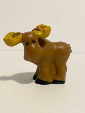 Little People Reindeer Deer Antler Animal Figure Zoo Safari Train Toy